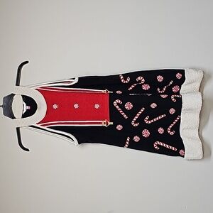 Elf Santa Candy Cane Tacky Ugly Christmas sweater tank dress. 3XL No Boundaries